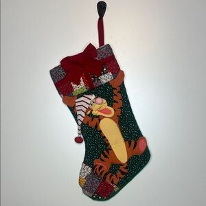 Vintage 90’s Disney quilted Tigger stocking